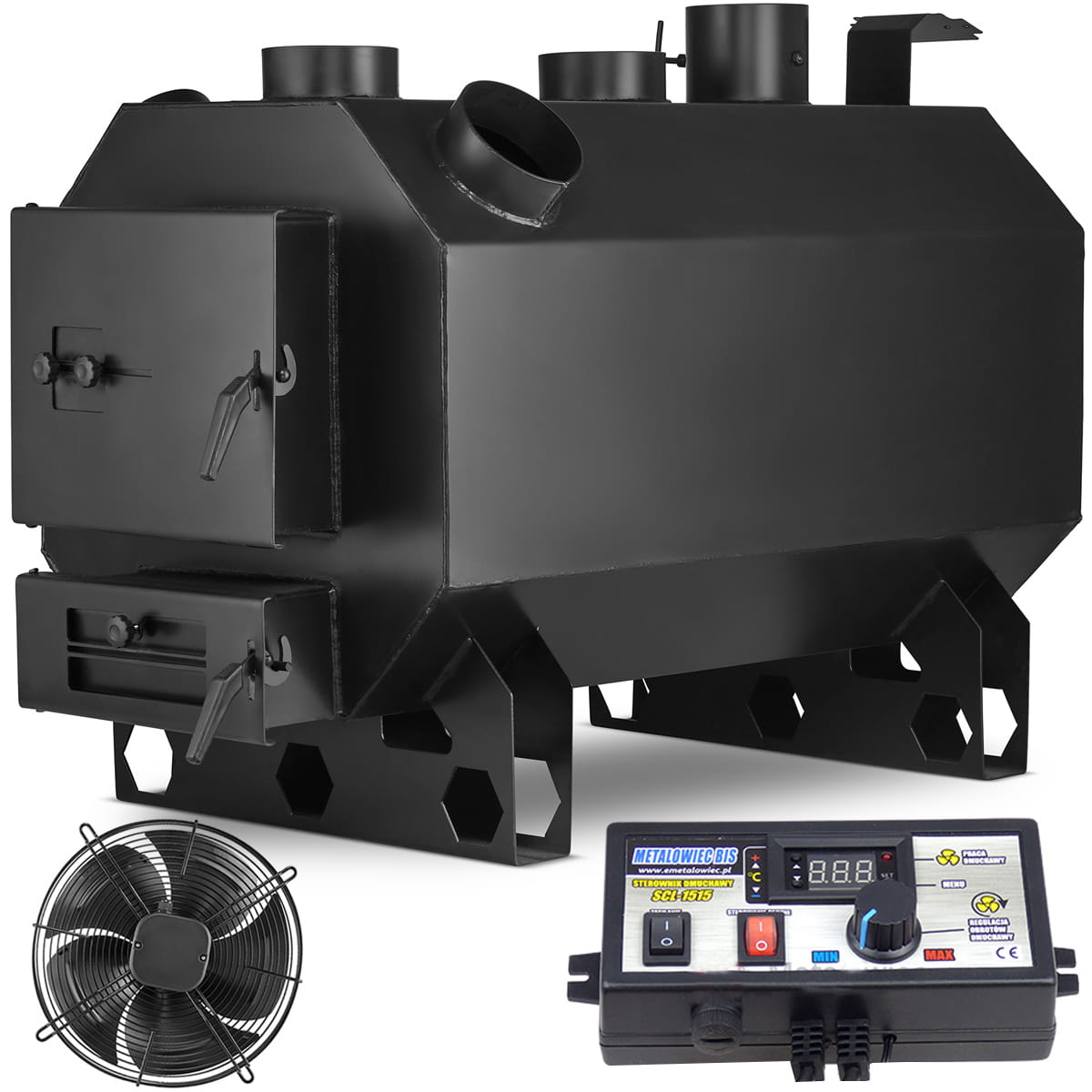 nesusalklt-Karšto oro krosnis - OKTAGON orapūtė 35kW